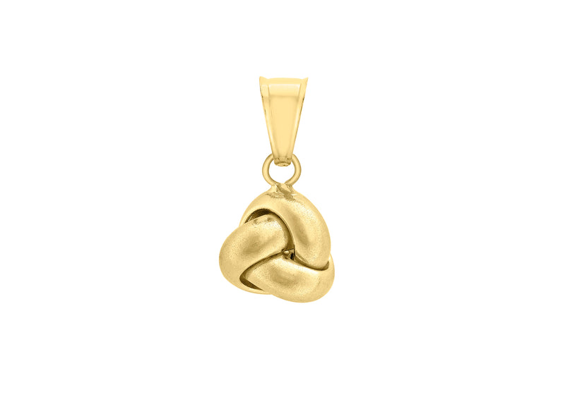 18ct Yellow Gold Small Triple-Knot Pendant