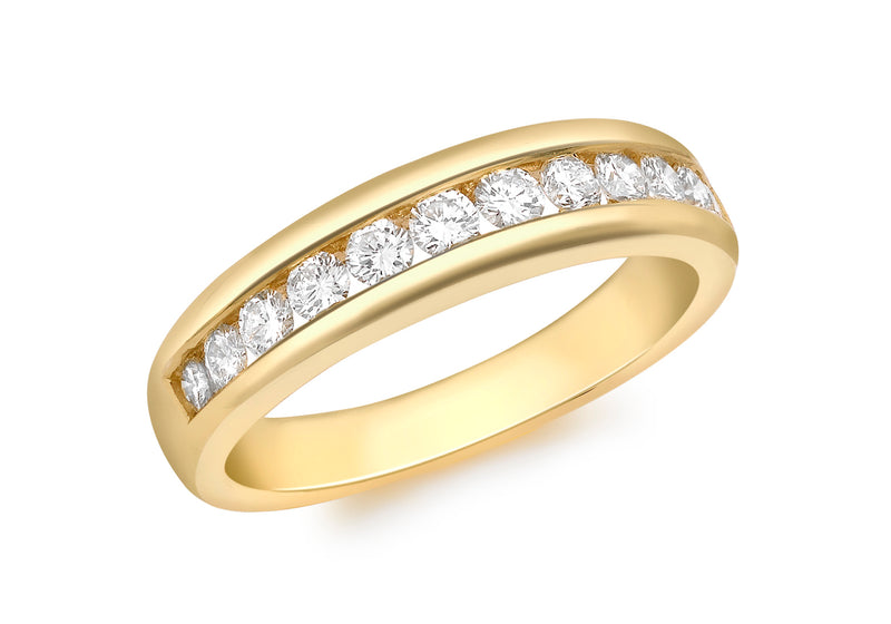 18ct Yellow Gold 0.50ct Diamond Eternity Ring