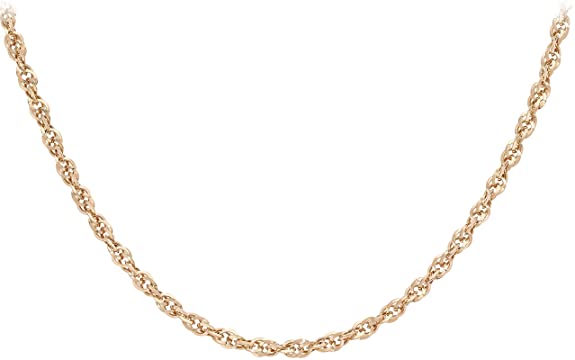 9ct Rose Gold 60 Diamond Cut Prince of Wales Chain