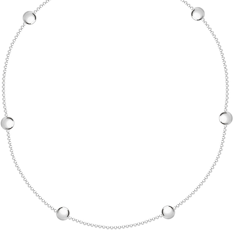 Sterling Silver Ball Detail Chain