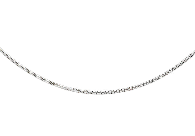 Sterling Silver 140 Round Snake Chain