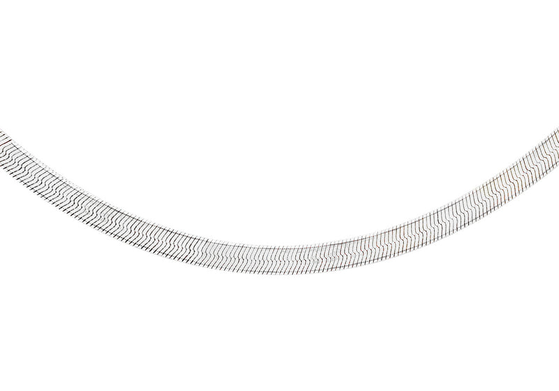Sterling Silver Flat Snake Chain