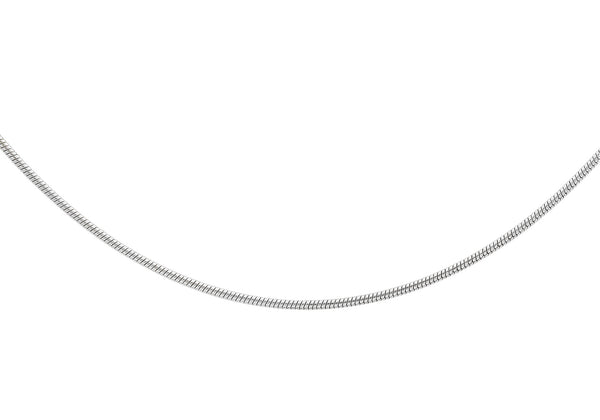 Sterling Silver 025 Round Snake Chain