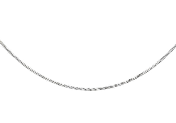 Sterling Silver 025 Round Snake Chain
