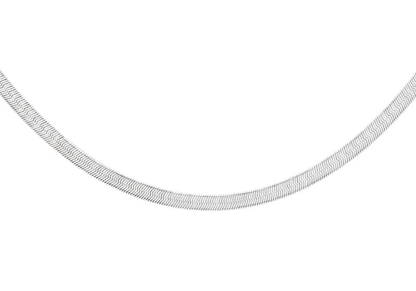 Sterling Silver Oval Snake Chain