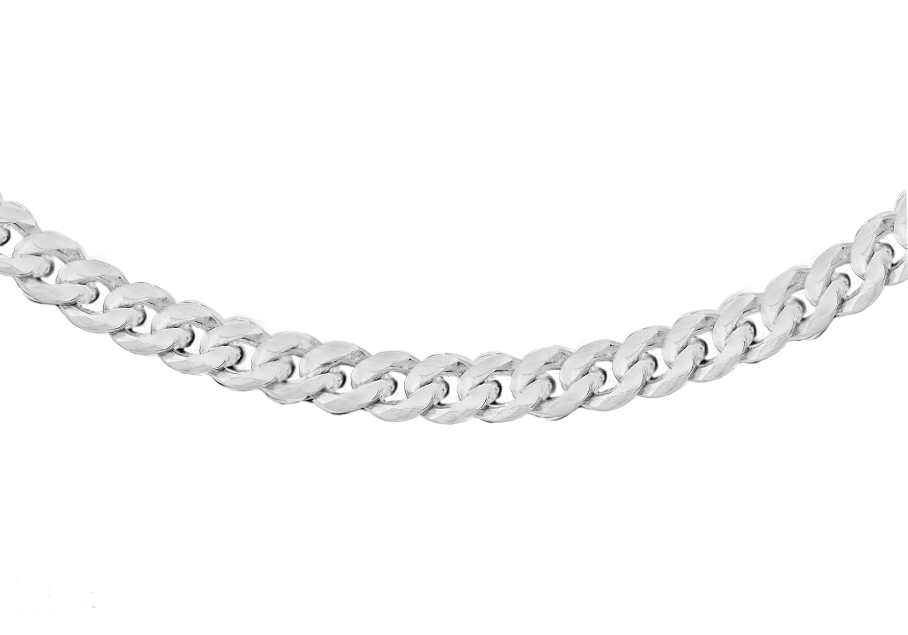 Sterling Silver 60 Panza Curb Chain