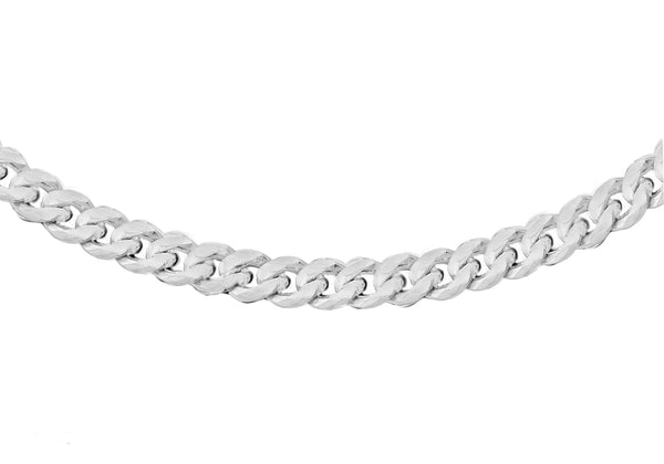 Sterling Silver 60 Panza Curb Chain 71m/28"9