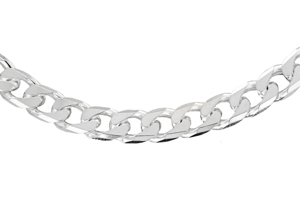 Sterling Silver 180 Diamond Cut Curb Chain 46m/18"9
