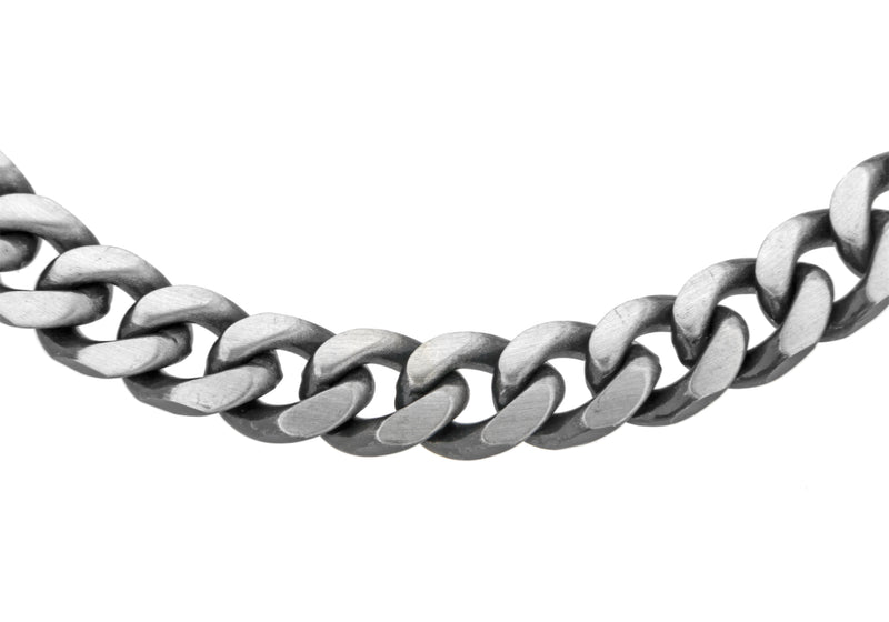 Sterling Silver 250 Oxidised  Curb Chain 51m/20"9