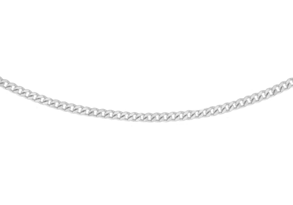 Sterling Silver Adjustable 16" Curb Chain
