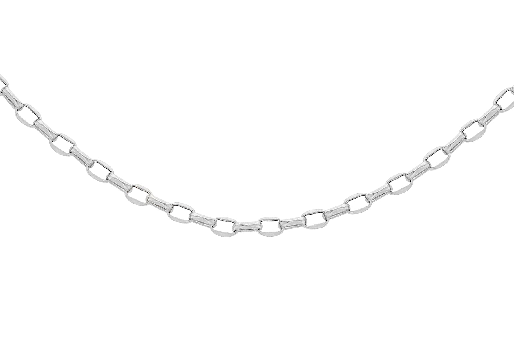 Sterling Silver 100 Oval Belcher Chain