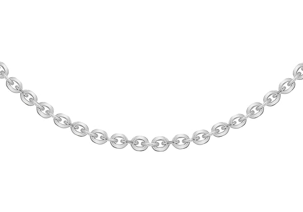 Sterling Silver 80 Flat Belcher  Chain 46m/18"9