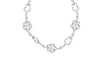 Sterling Silver Cutout Filigree Flower Necklace