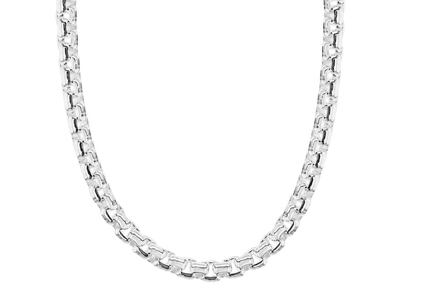 Sterling Silver Chunky Box Chain