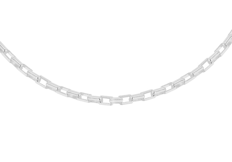 Sterling Silver Square Belcher Box Chain