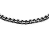 Sterling Silver Oxidised  Grooved Box Chain 51m/20"9