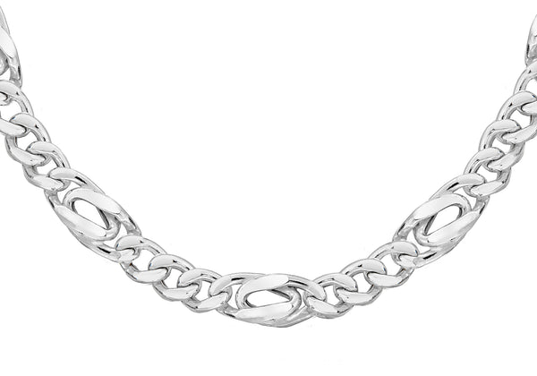 Sterling Silver 120 Figaro Chain 41m/16"9
