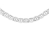 Sterling Silver Diamond Cut Flat Rambo Chain 43m/17"9