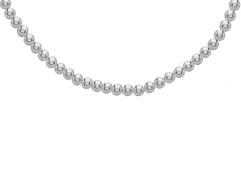 SILVER 8MM BALL Chain 17"9