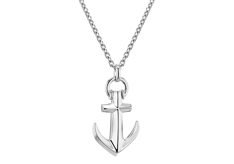 Sterling Silver Anchor Necklace