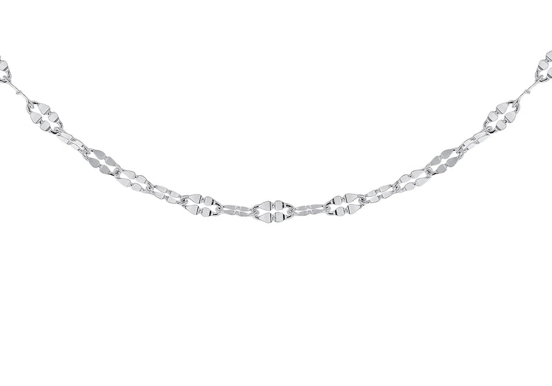 Sterling Silver Forzatina Link Chain