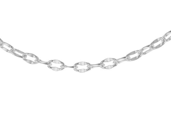 Sterling Silver Forzatina Link Chain