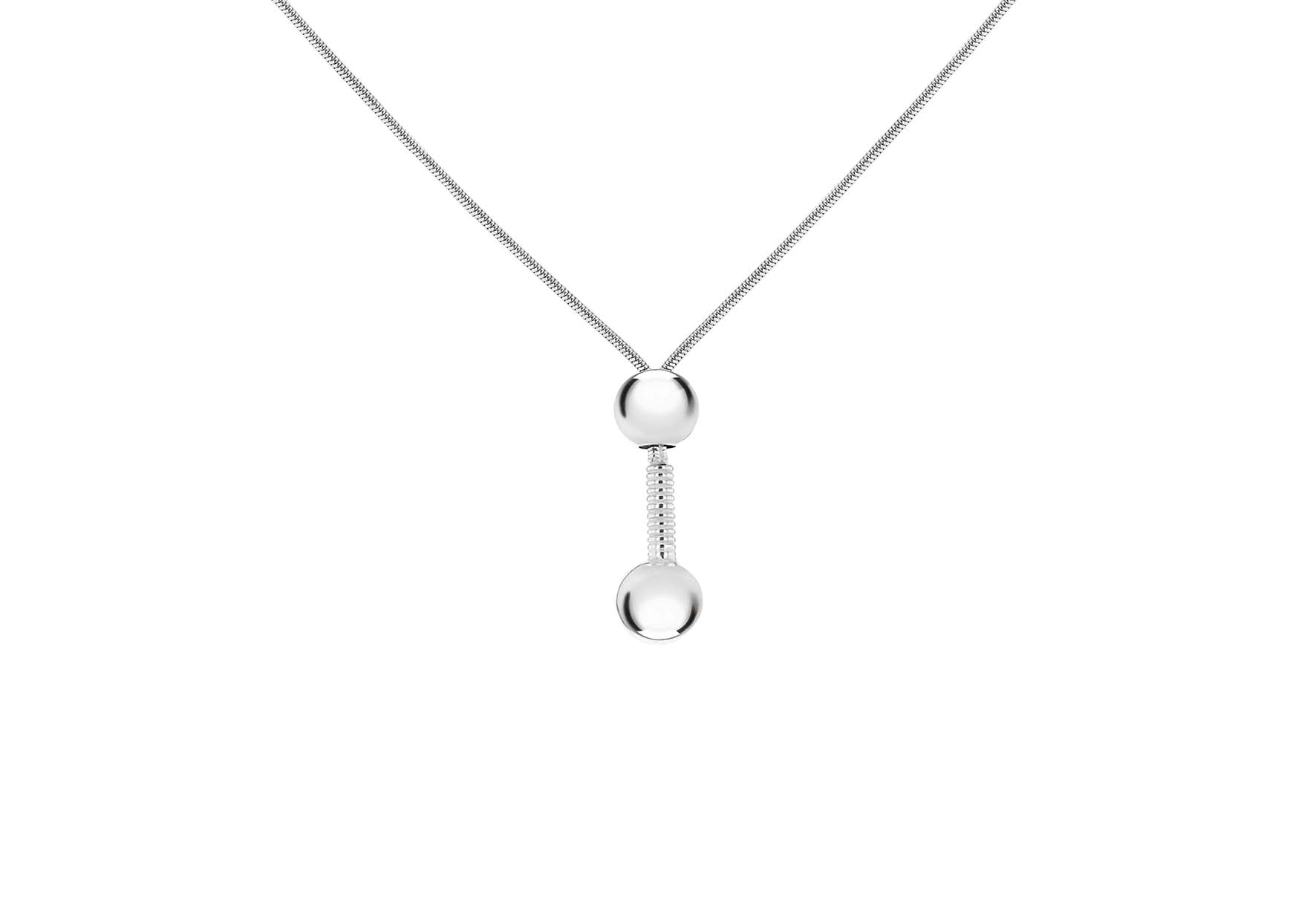 SILVER MULTIWEAR BEAD SN 18+2"9