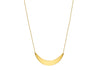 Sterling Silver Yellow Gold Plated resent Bar Necklace  43m/17"9