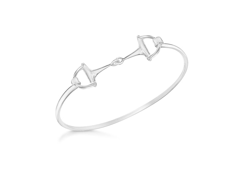 Sterling Silver Double lip Bangle