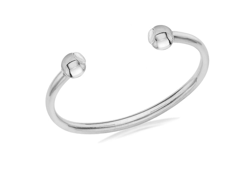 Sterling Silver 4.5mm Torque Bangle