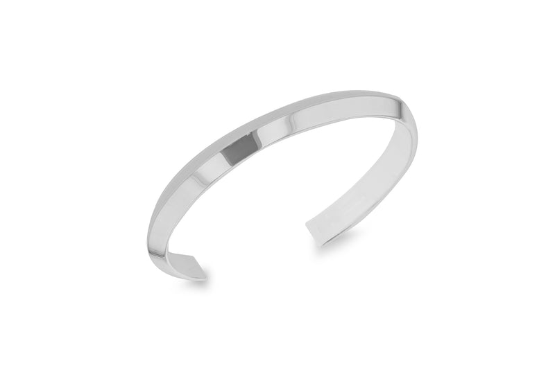 Sterling Silver Pinnacle Band Bangle