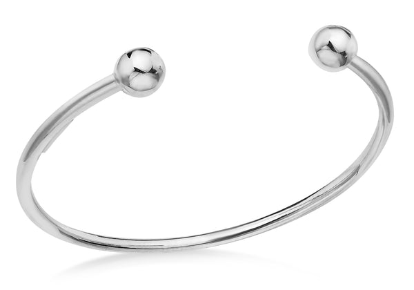 Sterling Silver Child's Torque Bangle