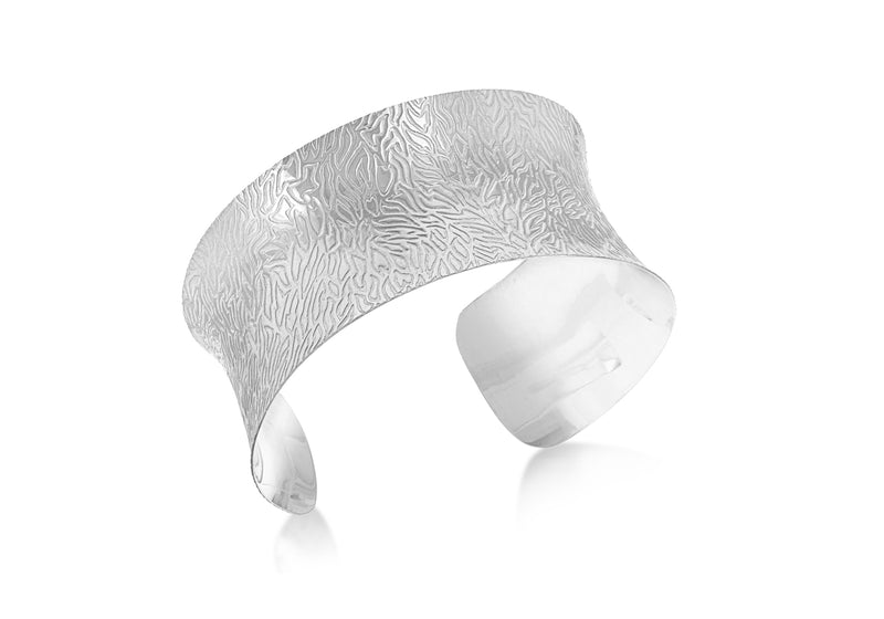 Sterling Silver Patterened Bangle