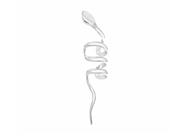 Sterling Silver Wire Snake Ear Cuff