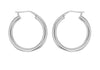 Sterling Silver 26mm Creole Earrings