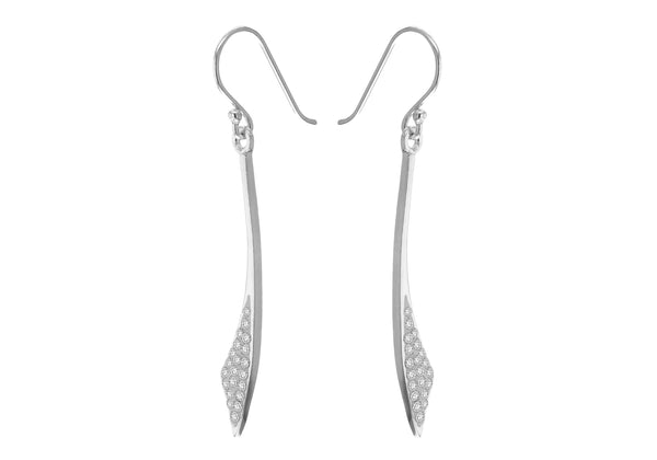 Sterling Silver Crystalique Drop Earrings