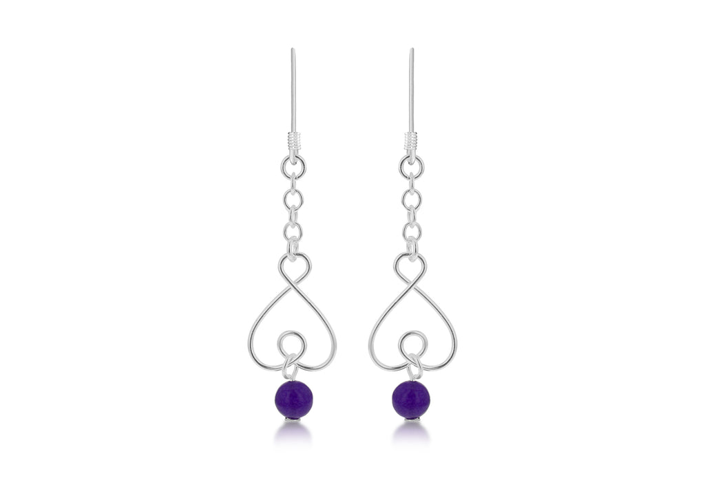 SILVER Fancy  WIRE & AMY BEAD9