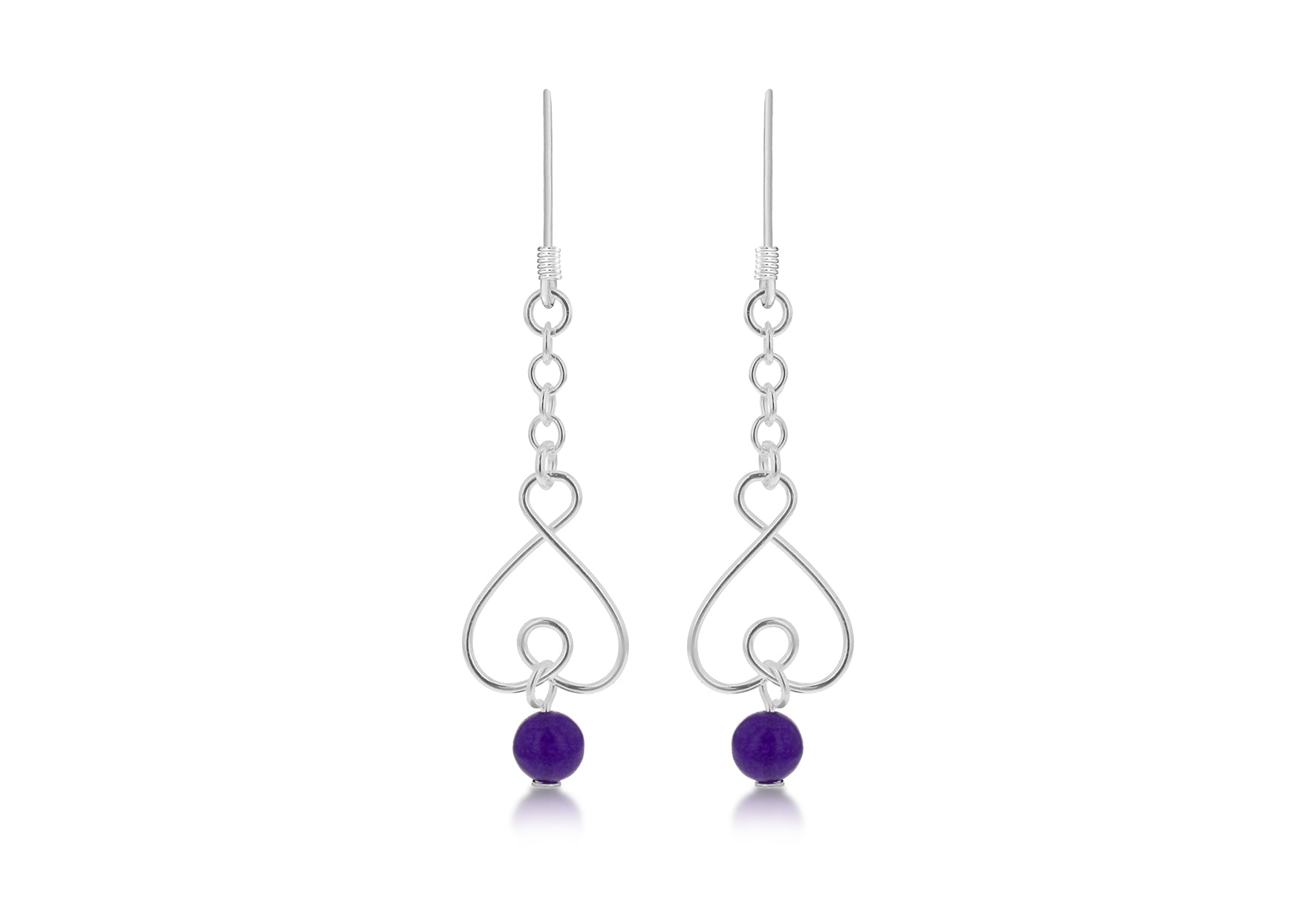 SILVER Fancy  WIRE & AMY BEAD9