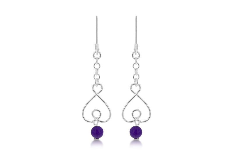 SILVER Fancy  WIRE & AMY BEAD9