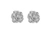 SILVER FLOWER STUD EARRing