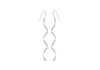 SILVER RHO LONG FLAT SPIRAL ER9