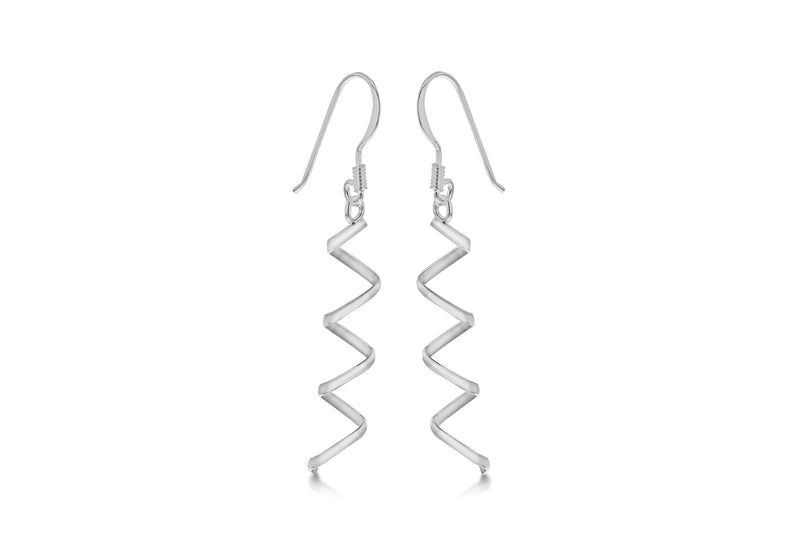 SILVER FLAT ORK SREW EARRing
