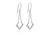 Sterling Silver Filigree Lantern Earrings 