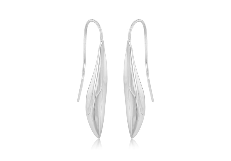 Sterling Silver Organic Bomb Earrings 