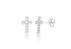 SILVER MINI Cross & Zirconia  ERing