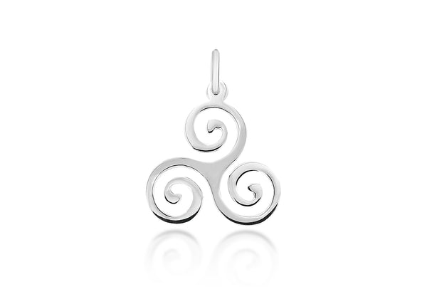 Sterling Silver Swirl Pendant