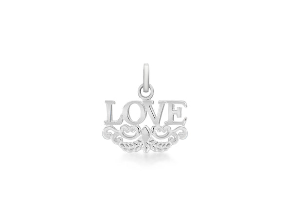 Sterling Silver 'LOVE' Pendant