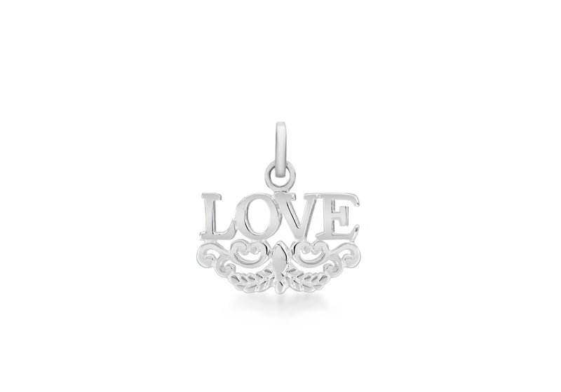 Sterling Silver 'LOVE' Pendant
