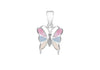 Sterling Silver Mother of Pearl Butterfly Pendant