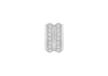 Sterling Silver Crystal 10mm Ring Pendant